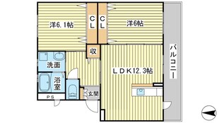 バンプロピス IIIの物件間取画像